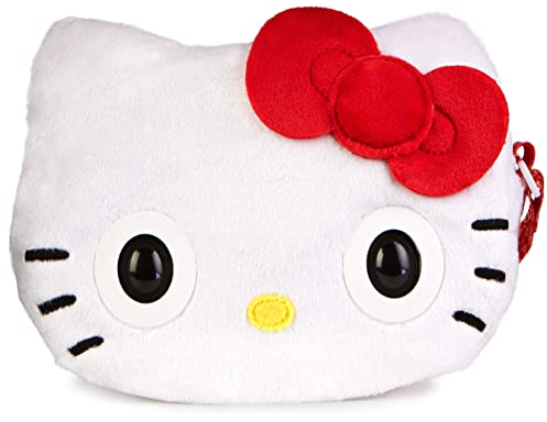 Purse Pets, Sanrio Hello Kitty and Friends, Hello Kitty, interaktive Stofftier-Handtasche mit über 30 Geräuschen und Reaktionen, Kinderspielzeug für Mädchen