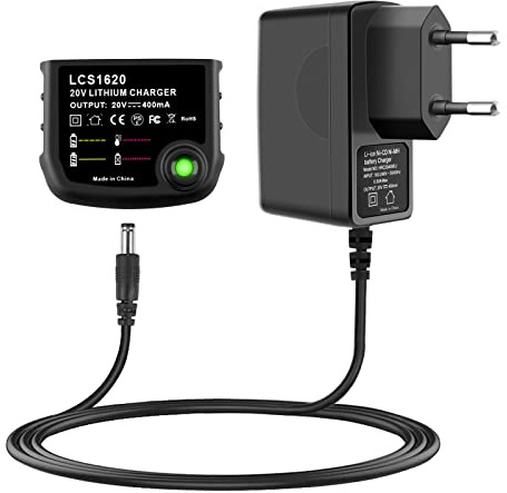 ADVTRONICS 18V/20V Ladegerät Kompatibel mit Black & Decker 18V/20V Lithium-Akku BL2018 BL2018-XJ BL1518 LBXR20-OPE LBXR20 LB20 LBX20 LBX4020 LB2X4020 LBXR2020-OPE