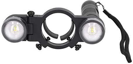 Asixxsix Sprühpistolen-Fülllicht, 3 Helligkeitsstufen, Universelles Sprühpistolen-Beleuchtungssystem mit Speicherfunktion und Weißem/Warmem Zweifarbigem Licht, Einstellbares, Tragbares LED-Licht
