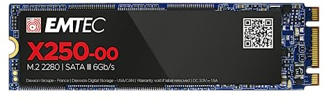 Emtec ECSSD2TX250 interne SSD – 2,5 Zoll – SATA – Kollektion X250 Power Plus – 3D NAND – 2 Tera