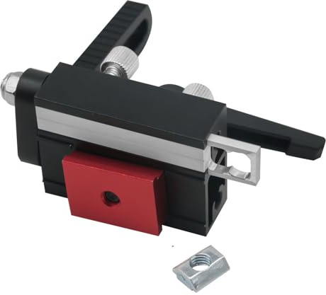 Cerca Flip Stop 75 Tipo T Dispositivo de Límite de Ranura Aleación de Aluminio Bloqueable T Track Locator