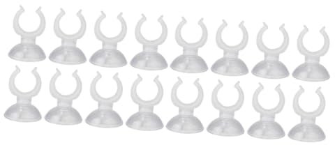 BESPORTBLE 2sets Fisch Tank Clamp Cup Aquarium Clamp 16mm Durchmesser Clamp Robust Und Sicher 8 Stücke * 2