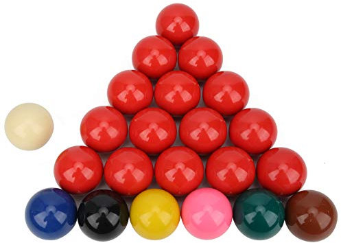 UPALDHOU Snooker-Kugel-Set, Snooker-Kugel-Set, Billardkugeln, 22 Stück, 52,2 Mm/2,1 Zoll, Pool-Kugel-Set, Snooker-Kugeln, Snooker-Kugeln für Offizielle Spielbälle, Britische