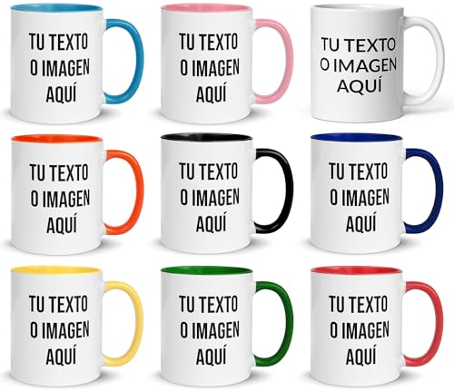 Kembilove Tazas personalizadas con foto | Regalos personalizados | Taza personalizada | Regalo personalizado | Regalos personalizados para mujer | Taza colores