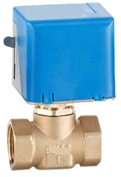 1 elektrisches Messing-Absperrventil 2-Draht AC220V Zweiwege-Absperrventil(110VAC)