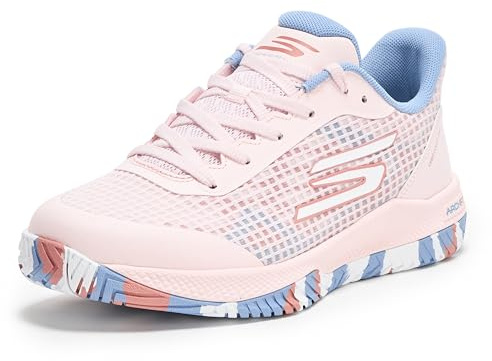 Skechers Femme Viper Court Pro Pickleball Sneaker Basket, Rose pâle, 39.5 EU