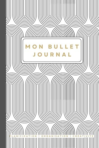 Bullet Journal (Bujo) Français | Bullet Journal A5 (6x9) - 146 Pages Pointillées et Numérotées | Guide Intégré | Planification, Productivité, ... Mensuelle, Quotidienne | Pages de Notes