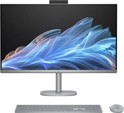 HP OmniStudio X 32-c0077ng All-in-One KI PC | 32 Zoll Entspiegeltes UHD-Display | Intel Core Ultra 7 155H | 32 GB DDR5-SDRAM | 2 TB SSD | NVIDIA GeForce RTX 4050 | Windows 11 Home | QWERTZ | Silber