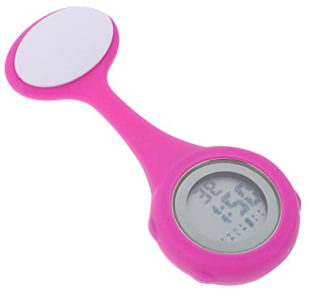 LIFKOME Schwesterntisch Taschenuhren Pflege Strass-Accessoires Rosa Flauschiger Kugel-schlüsselanhänger Herrenuhren Fob Betrachten Nadeltaschenuhr Kieselgel Green