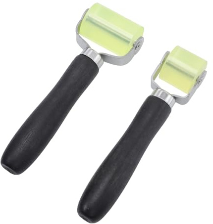 BUGUUYO 2piezas Rodillo Aplanador y Rueda para Empapelar Mango Ergonómico para Decoración De Automóviles y Hogar