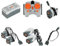8 PCS Power Functions Building Set, Motor Set Technic Motorized Kit Compatible with Lego, Remote Control Battery Box Extension Cord Set, Technic Compatible Brick Motors Accessories for DIY
