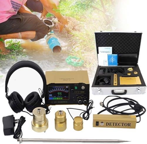 Sensor Profesional De Detección De Fugas, Detector De Fugas De Agua De Tuberías Subterráneas para Uso Doméstico Y Al Aire Libre, Sensor De Geófono Ultrasónico De Fugas De Agua