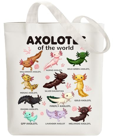 ANATTASOUL Baumwolltasche Personalisiert mit Tiermuster, Leinwand Geschenk Tragetasche für Damen Freundin Mama Schwestern Ehefrau Geburtstag, Muttertag Tasche con Cierre de Cremallera 38 * 40cm