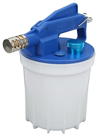HELEVIA 2L Pneumatisches Bremsflüssigkeits-Entlüftungsset Zum Ablassen des Getriebeöls, ABS, Leicht, Tragbar, Bremsflüssigkeitswechsler, mit Auffangbehälter mit Großem Fassungsvermögen,