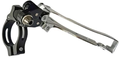 FACAIIO Road for Bike Umwerfer, Pull-Down-Typ, 2x7-11 Gänge, 318 mm349 mm Klemmadapter, Aluminiumlegierung und Stahl, Max Kettenblatt 50-56T