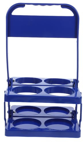 DOITOOL Foldable Beer Bottle Carrier Organizer with Portable Drink Carrier Feature, Sturdy Pp Material and Classic Appearance, for Oktoberfest and Outdoor Beer Bottle Storage
