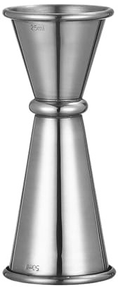 Misurino Cocktail Jigger doppio for cocktail - Misura accurata for ricette di Acciaio inossidabile(25 50ml)