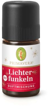 PRIMAVERA Lichterfunkeln Duftmischung bio 5 ml – Sanfter Raumduft mit Benzoe, Tuberose & Bergamotte – 100% naturreine ätherische Öle - vegan
