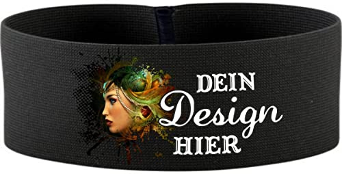 Kleiner Fratz gummielastische Armbinde 5 cm personalisiert mit deinem Wunschtext oder Logo