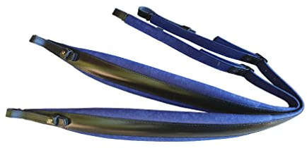 Generisch Steirische Harmonika Riemen Profi – Blau mit Rückenverbinder – gepolsterte, verstellbare Trageriemen für Erwachsene – komfortable Schultergurte – hochwertiges Zubehör für Harmonikaspieler