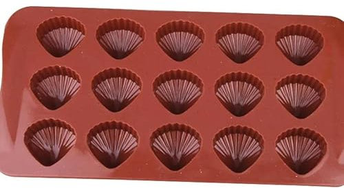 Shell Shape Chocolate Mould, Wax Silicone Mould by Onlineforu lTD