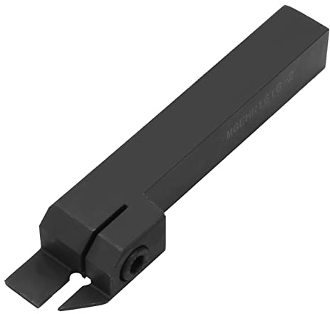 Dioche Abstechwerkzeug Drehbank, MGEHR1616‑2 100 mm CNC-Drehwerkzeughalter, 10 Stück MGMN200‑G Einsätze + Schlüssel für Vorschlichten und Schlichten