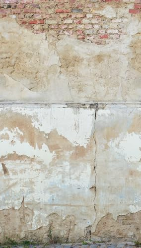 livingwalls Backstein-Fototapete – Weiß, Braun – Wandbild XXL 2,80 x 1,59 m | Urbane Backsteinoptik als Akzentwand – matte Strukturtapete, ansatzfrei & spurlos abziehbar – für Wohnzimmer & Flur