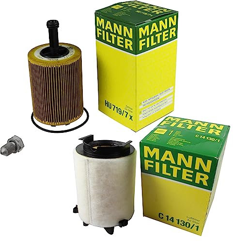 EISENFELS Filter Set Inspektionspaket erstellt mit MANN-FILTER Ölfilter HU 719/7 x, Luftfilter C 14 130/1, Verschlussschraube