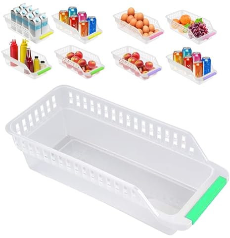 Oceano Contenitori Frigorifero Organizzatori per Alimenti Vaschette Cassetti Cestini Organizer salvaspazio frigo Freezer Armadio Cucina Bagno Lavanderia (8)