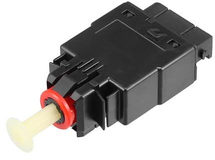 QUARKZMAN Bremslichtschalter Stoplichtschalter Für BMW 525i 89-95 1Pc | Kunststoff Metall, Schwarz, Größe 7.2x3.3x1.9cm, Pin 4, OE 61318360417, Für BMW 3er 5er 7er (1988-1999)