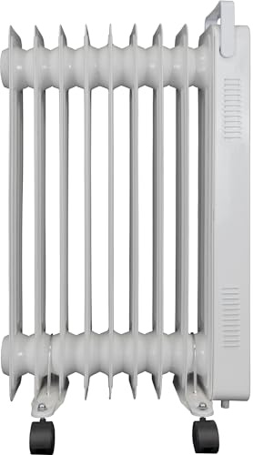 Moda Nexus WiFi Oil Filled Radiator 2000W (White). Portable Radiator with 9 Fins (Measures D24.5 x W38.5 x H62.5cm). Smart Oil Filled Radiator with Thermostat and Timer - Genuine Moda Plug In Radiator