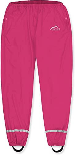 normani Regenhose für Jungen und Mädchen - Wasserdicht, Winddicht & Atmungsaktiv - Unisex ungefütterte Überziehhose