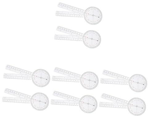 STOBOK 8stücke Goniometer Winkelmesser Transparenter Winkelmessschieber Für Präzise Messungen Architektur Und Ingenieurwesen Für Schule Und Berufsleben