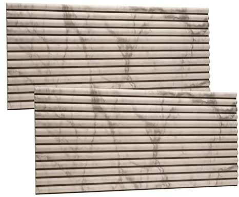 3D Wandpaneele, EPS-Schaumstoff Verblendstein - 3D UltraLight Linari Marble White HD Printed