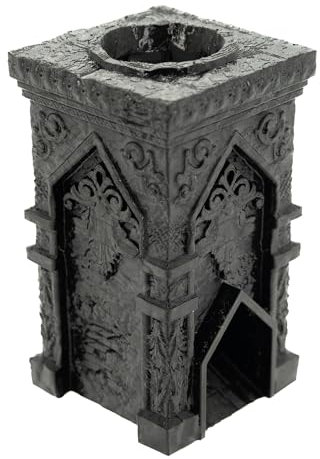 PLAYMATS FABT007 - Torre de Dados (7,5 x 7,5 x 12,5 cm), Color Negro