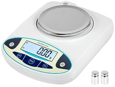 13 Units Conversion Lab Analytical Balance Digital High Precision Scale 3000g x 0.01g / 500g x 0.01g High Precision For Beginners DIY Use(3000g)