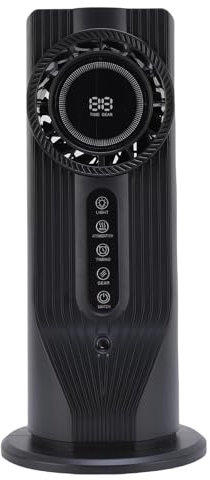 JTLB Tragbarer Luftkühler Luftbe Feuchter, 3 in 1 Gerät mit Schnell Kühlung, 6 Wind Geschwindigkeiten, USB-Strom Versorgung für Büro, Wohnheim, Grau, 6H Timer-Funktion