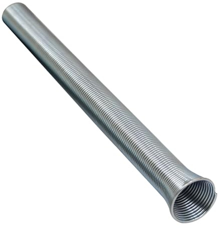 Molla esterna tubo multistrato 300-350 mm Molla Piegatubi elettricista Curvatubi per piegare tubi rame PVC piegatrice Elettrici Condizionatori Tubi Acciaio Alluminio tubo polietilene (19x350mm)
