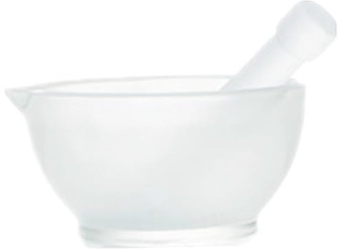HOLIDYOYO Triturador De De Vidrio Mortero Para Pastillas Tazón De Molienda Doméstico Para Cocina Recipiente Para Triturar Especias Para Hogar