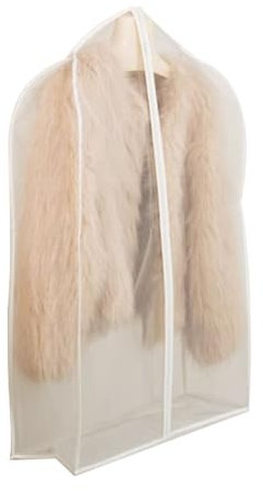 Clothes Cover for Hanging, Garment Bag, Special for fur, Encrypted Organza Material, Translucent Design Makes it Easier to Find Clothes(60x110cm x43in)