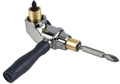 Practical 90 Degree Angles Drill Attachment Extension Bit Drill Attachment for Easy Access to Twisted Screws and Nut Screwdriver Shanks Driver