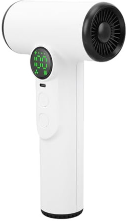 MENDUNER Secador de Cabello Inalámbrico USB Recargable de 15600 MAh Batería | 200W Secado Rápido Velocidad y Calor Ajustable para el Dormitorio de Viaje (30-60 ° C)