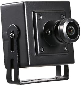 REVODATA 5MP POE Caméra IP, Objectif 1,44 mm Grand Angle 175°, visionnage à Distance P2P, Petite caméra de sécurité intérieure fisheye, détection de Mouvement H.265 (I706-4-P-HSV6)