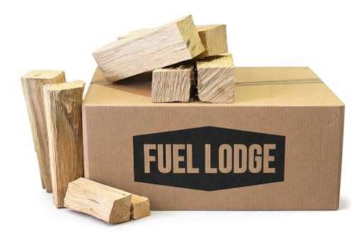 Fuel Lodge Kiln Dried Logs For Wood Burner 60L - Ready to Burn Firewood - Low Moisture <20% - Long Burning Logs for Wood Burner, Fireplaces, Fire Pit & Pizza Oven