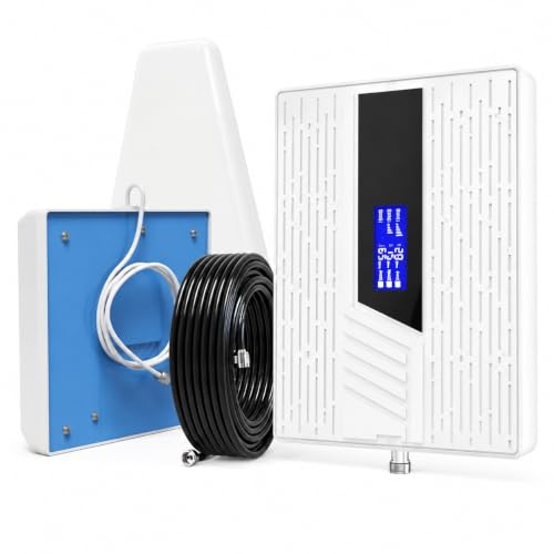 Mobile Network Booster Antenna Kit, LTE 4G Signal Amplifier For 2100/1800/900 MHz Coverage Enhancement