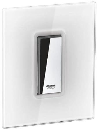 GROHE Abdeckplatte 42373 mit Drucktaste moon white