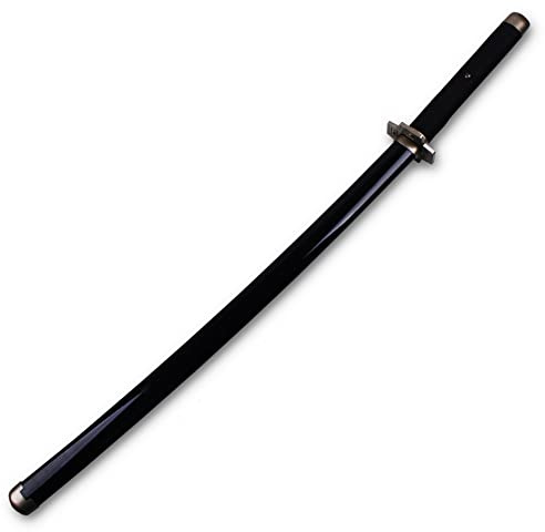 ARUAN Wooden Roronoa Zoro Sword Overall 41 inch Japanese Ninja Katana Samurai Sword Anime Original Texture for ONE PIECE Anime Lovers, Cosplay Props Toys, Yubashiri A