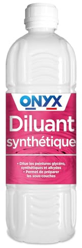 Onyx - Diluant Synthétique - Diluant Peintures, Prépare les Sous-Couches - Fabrication Française - 1L