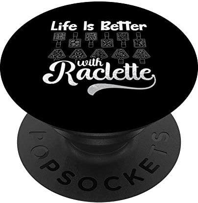 Raclette Cheese Grill Machine Dinner Fondue Recipes PopSockets Swappable PopGrip
