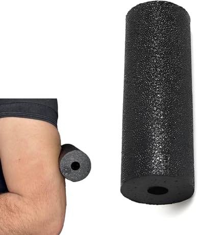 Faszienrolle klein, 1-teilig faszienrolle 15 cm mittel-hart im Set in schwarz Faszienrolle, Harte Massagerolle für Yoga, Regeneration nach Sport, für Anfänger und LeistungssportlerFaszienrolle
